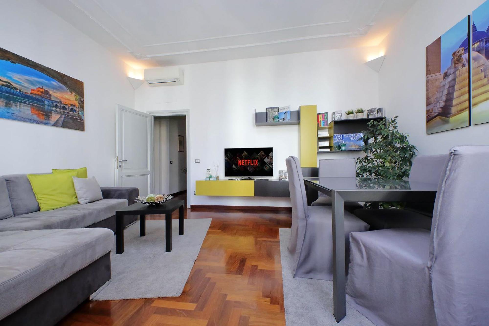 Luxury Apartment Vaticano-S'Peter Basilica - Netflix Wifi - Aircond Rome Exterior photo